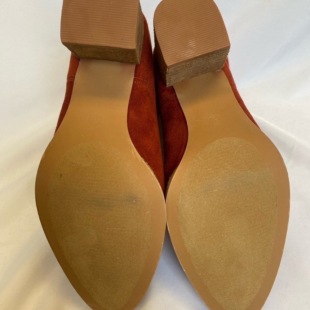 NIB Corky’s Wicked Woman’s Suede Boots - Color Rust - Picture 6 of 9